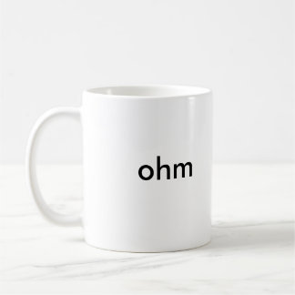 die OHM-Tasse Kaffeetasse