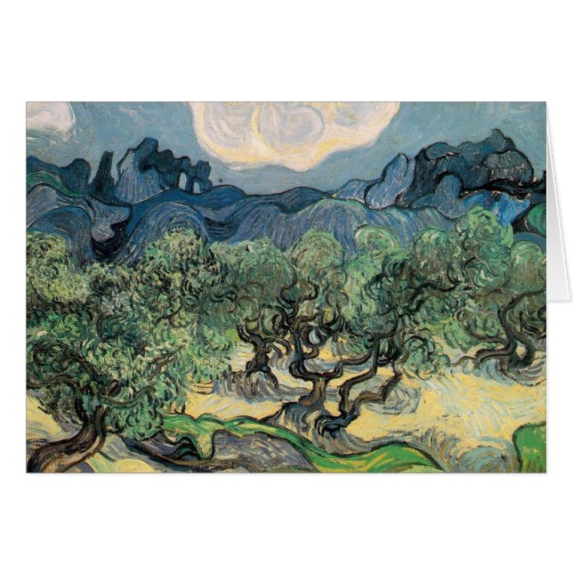 die Olivenbäume, 1889, Vincent van Gogh (Vorderseite (Horizontal))