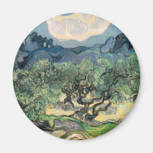 die Olivenbäume, 1889, Vincent van Gogh Magnet