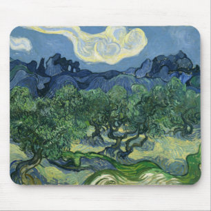 Die Olivenbäume von Van Gogh Fine Art Mousepad