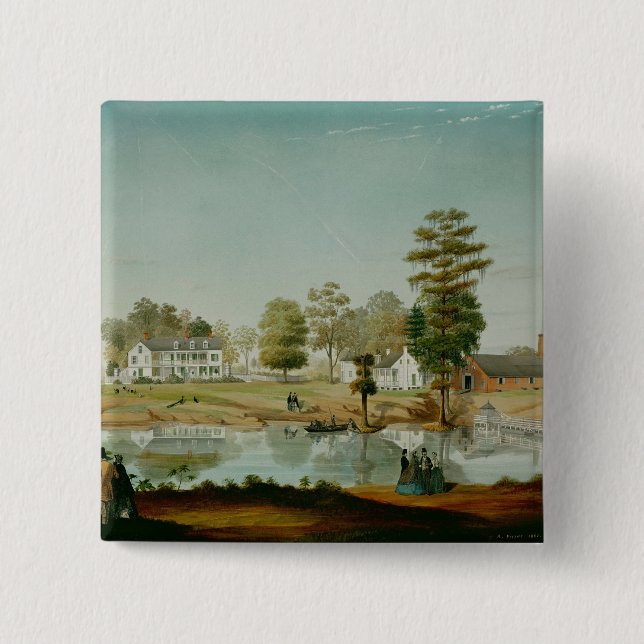 Die Olivier Plantage, 1861 Button (Vorderseite)