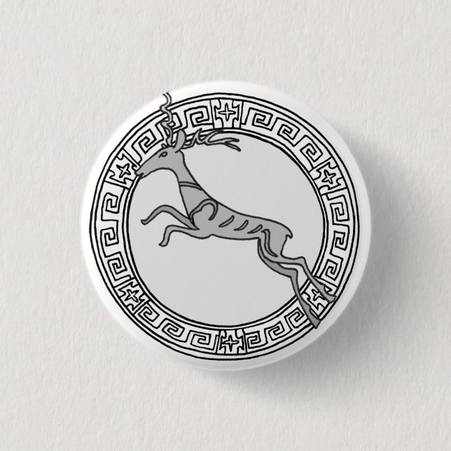 Die Olympier! Abzeichen Artemis / Diana Button (Vorderseite)