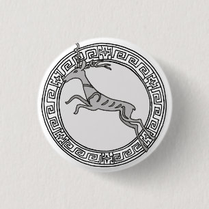 Die Olympier! Abzeichen Artemis / Diana Button