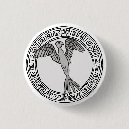 Die Olympier! Hera/Juno-Symbol-Abzeichen Button