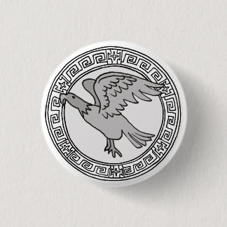 Die Olympier! Zeus / Jupiter-Symbol Abzeichen Button