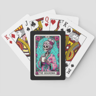 Die Oma's Skeleton Tarot Poker Cards Spielkarten