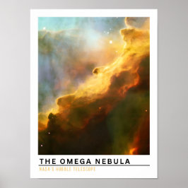 Die Omega-Nebel-Weltraum-Bildung Poster