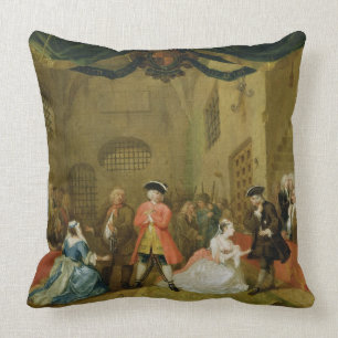 Die Oper des Bettlers, Szene III, Tat XI, 1729 (Ö Kissen