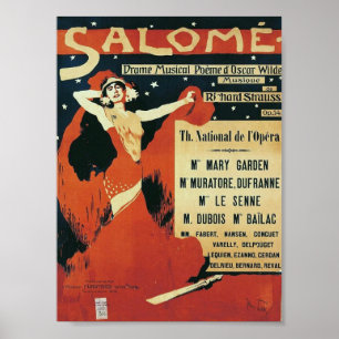 Die Oper Salome Poster