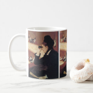 Die Oper von Mary Cassatt, Vintager Impressionismu Kaffeetasse