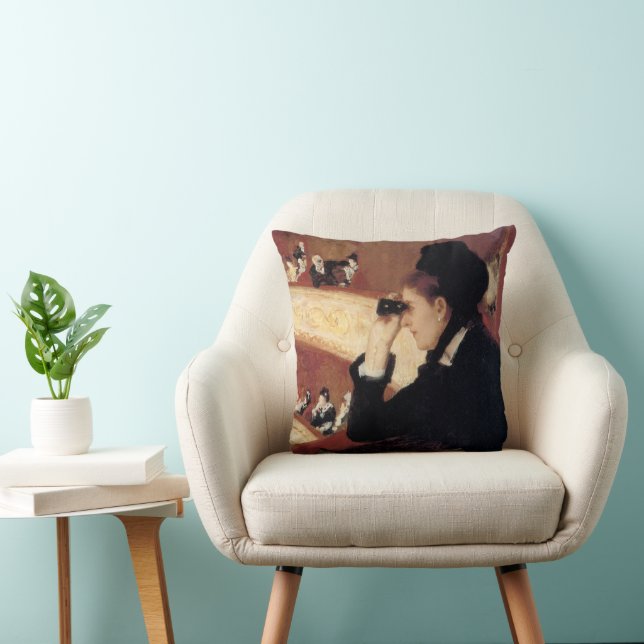 Die Oper von Mary Cassatt, Vintager Impressionismu Kissen (Stuhl )