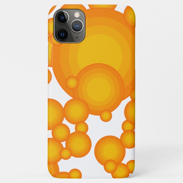 Die Orange 70er Jahre Case-Mate iPhone Hülle (Rückseite)