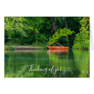 Die Orange Boat Thinking Of You Karte