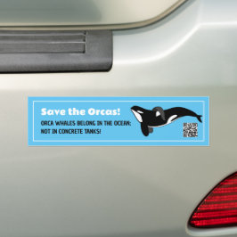 Die Orcas individuell gerettet Autoaufkleber