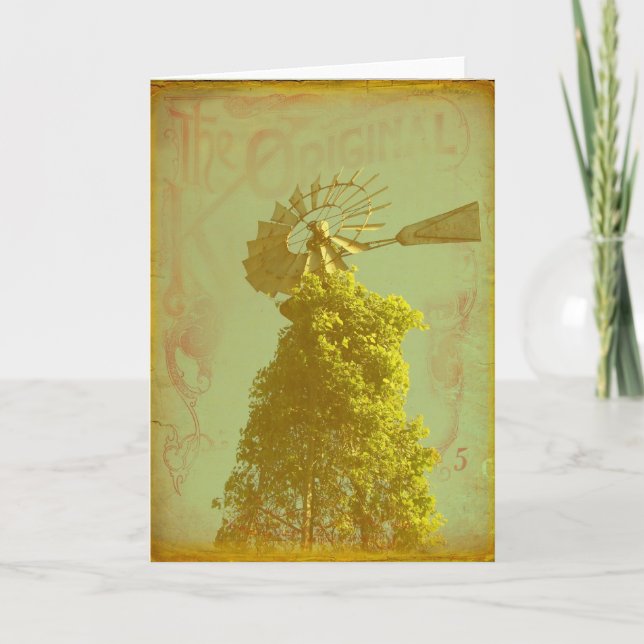 Die Original-Windmühle Karte (Vorderseite)