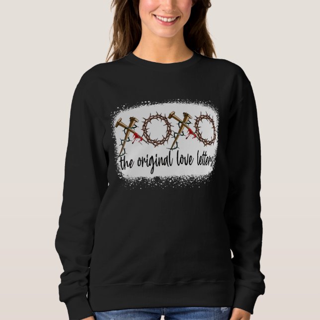 Die originale Liebe Buchstaben Christlich Costu ge Sweatshirt (Vorderseite)