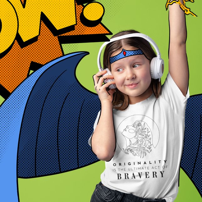 Die Originalität ist der T - Shirt der tapferen Se (Von Creator hochgeladen)