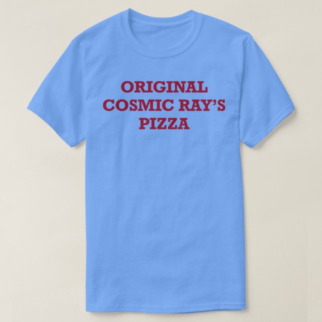 Die originelle kosmische Pizza T-Shirt (Design vorne)