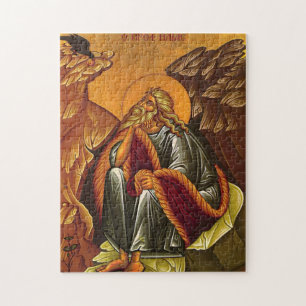 Die orthodoxe christliche Ikone des heiligen Proph