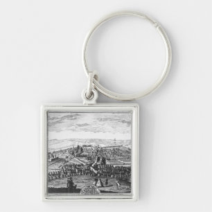 Die Ostaussicht der Stadt von Winchester Schlüsselanhänger