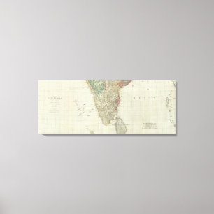 Die Ostindien mit dem südlichen Straßenteil Leinwanddruck