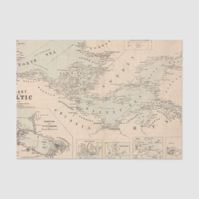 Die Ostsee Seidenpapier (Vorderseite)