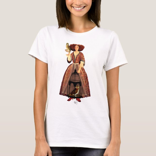 Die Owl Lady T-Shirt (Vorderseite)