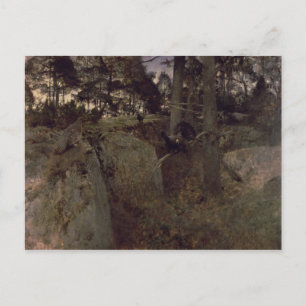 Die Paarung der Kaperkälchen, 1888 Postkarte