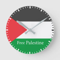 Die palästinensische Flagge - Free Palestine Round