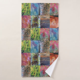 Die Palette der Natur - Inspirierte Kunst des Meer Badehandtuch