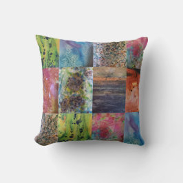 Die Palette der Natur - Inspirierte Kunst des Meer Kissen