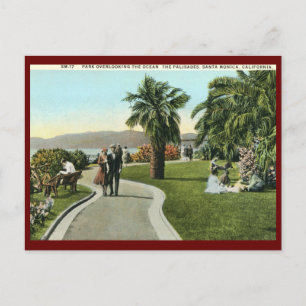 Die Palisades, Santa Monica Vintage Postkarte