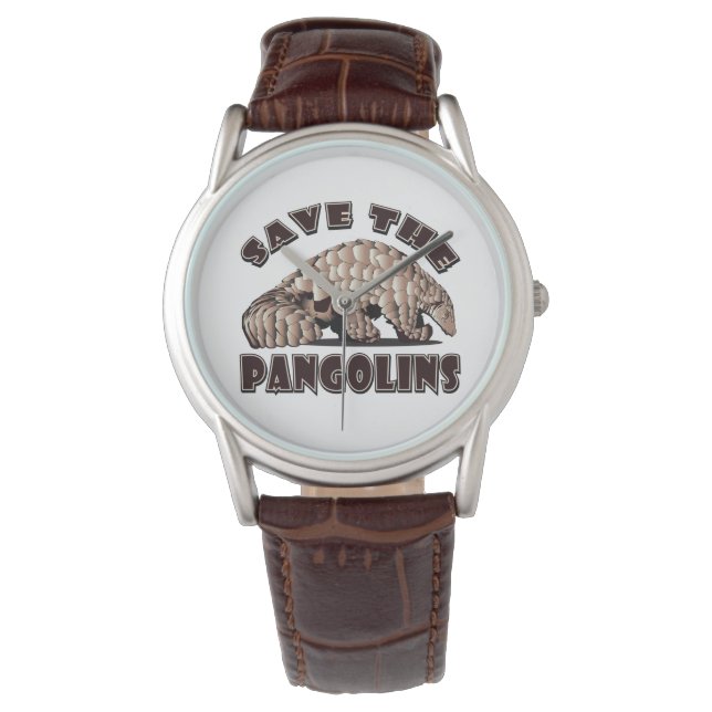 Die Pangoline gerettet Armbanduhr (Vorderseite)