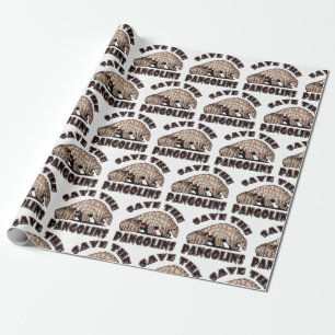 Die Pangoline gerettet Geschenkpapier