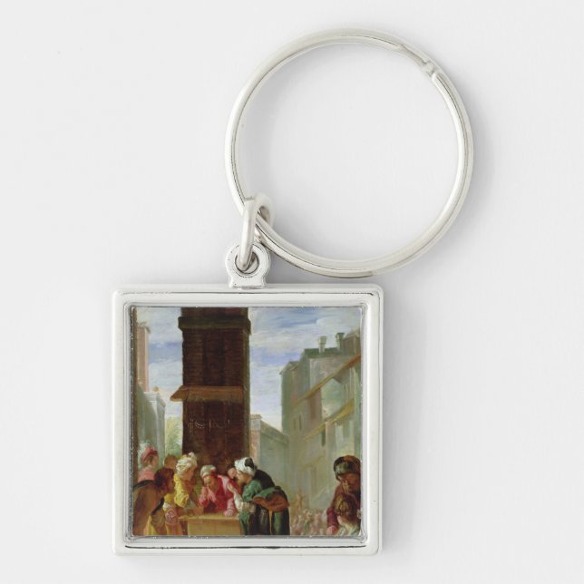 Die Parabel der wertvollen Perle Schlüsselanhänger (Vorne)