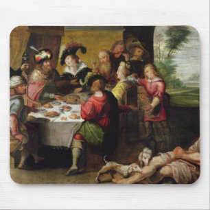 Die Parabel des reichen Mannes und des Lazarus Mousepad