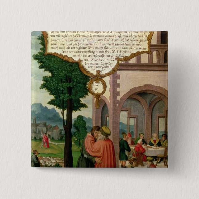 Die Parabel des verschwenderischen Sohns Button (Vorderseite)