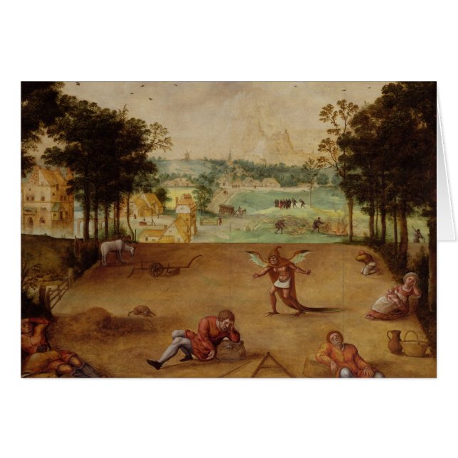 Die Parabel des Weizens und des Leergewichts, 1540 (Vorderseite (Horizontal))
