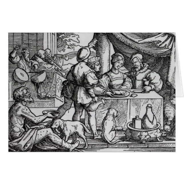 Die Parabel von Lazarus und von Tauchen (Vorderseite (Horizontal))