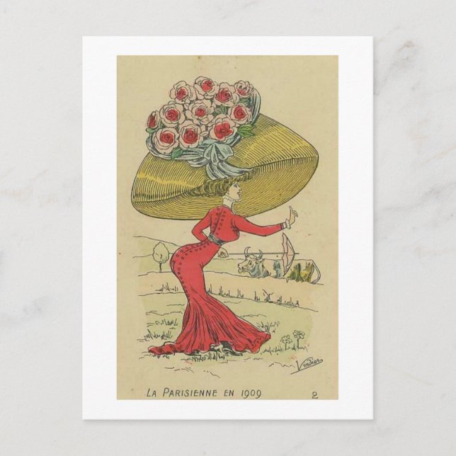 Die Pariserin Postkarte (Vorderseite)