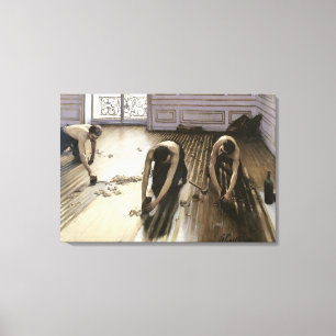 Die Parkett-Hobel, 1875 Leinwanddruck