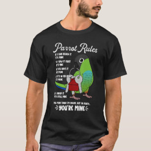 Die Parrot-Hausordnung ist das Mine I Nanday Conur T-Shirt