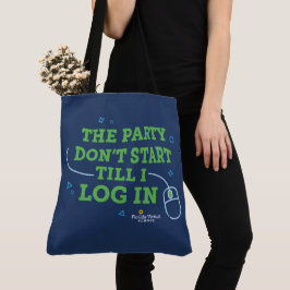 Die Party beginnt nicht, Navyblau Schulter Tasche