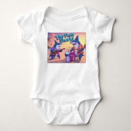 Die Party Sharks Band Baby Strampler