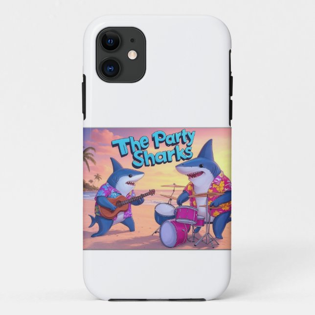Die Party Sharks Band Case-Mate iPhone Hülle (Rückseite)
