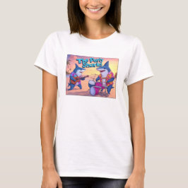 Die Party Sharks Band Ladys T-Shirt