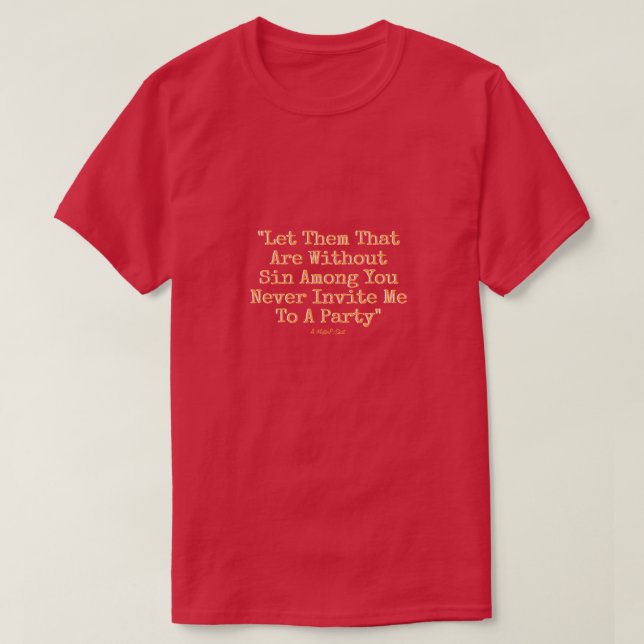 Die Party-Zeile - Ein MisterP-Shirt T-Shirt (Design vorne)
