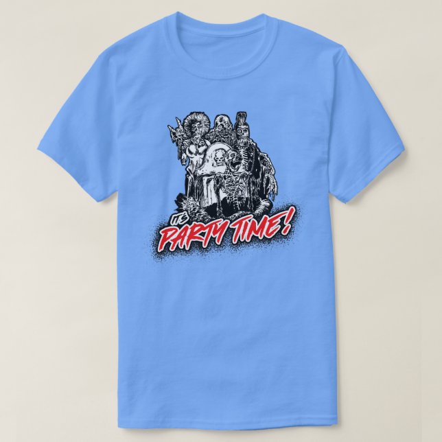 Die Party-Zeit, die das Licht zurückbringt T-Shirt (Design vorne)