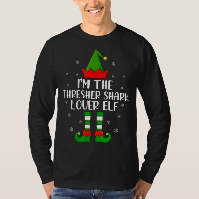 Die passende Familie bin ich die Dreher Hai Elf Ch T-Shirt (Vorderseite)