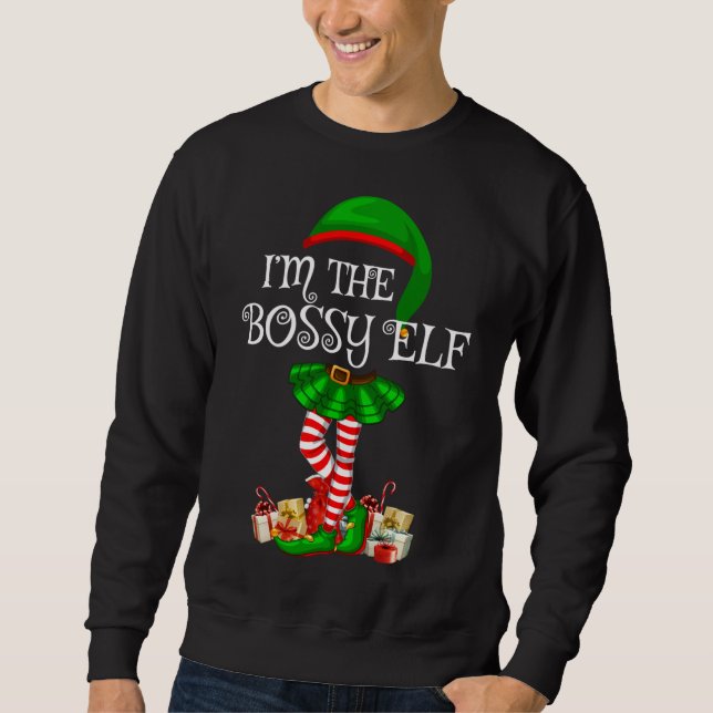 Die passende Familie bin ich die Weihnachtszeit de Sweatshirt (Vorderseite)